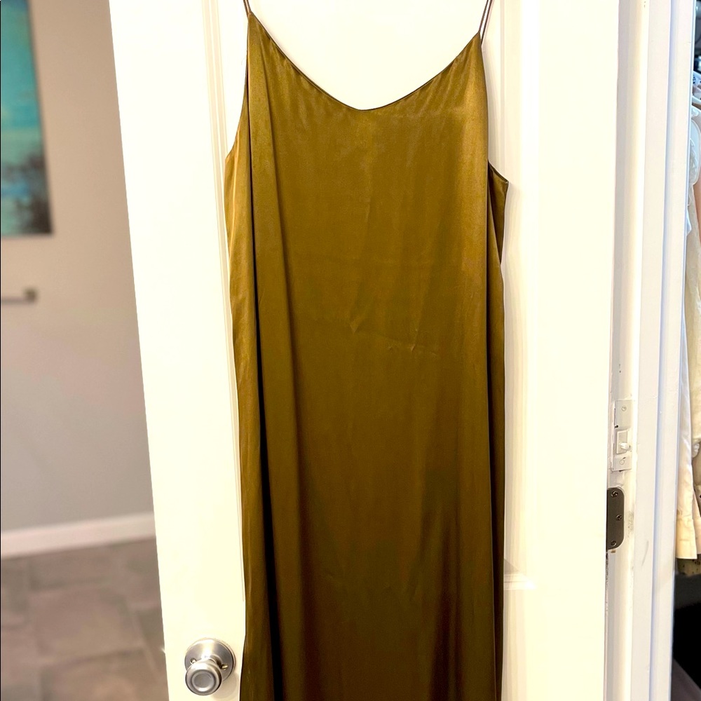 GANNI Silk Long Dress